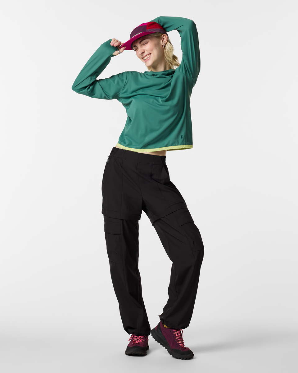 Sombra Sun Hoodie - Women's, Juniper, Model Josie