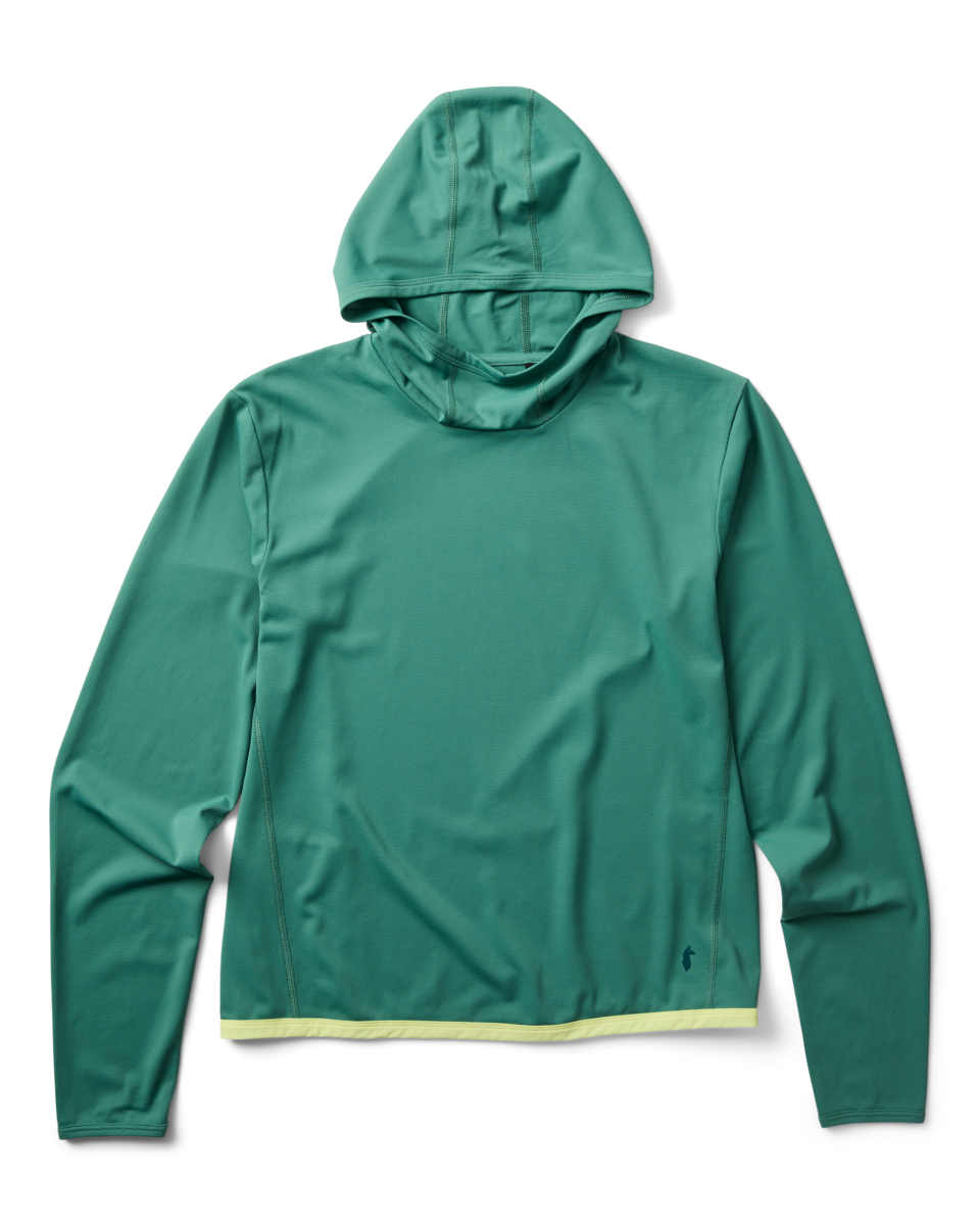 Sombra Sun Hoodie - Women's, Juniper, Model Josie