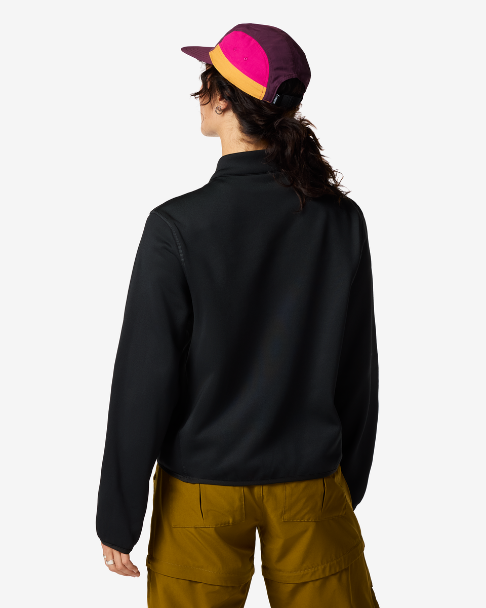 Tempa Fleece Quarter-Zip Pullover - Women's, Cotopaxi Black, Model Lola
