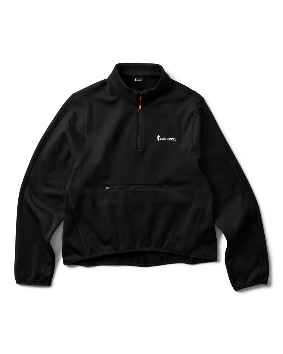 Tempa Fleece Quarter-Zip Pullover - Women's, Cotopaxi Black, Model Lola